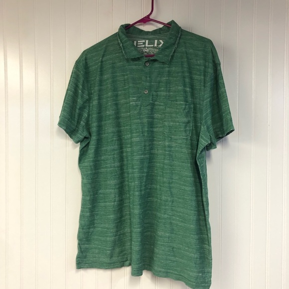 Helix Green Men's Short Sleeve Polo Cotton Blend XXL - Picture 1 of 4